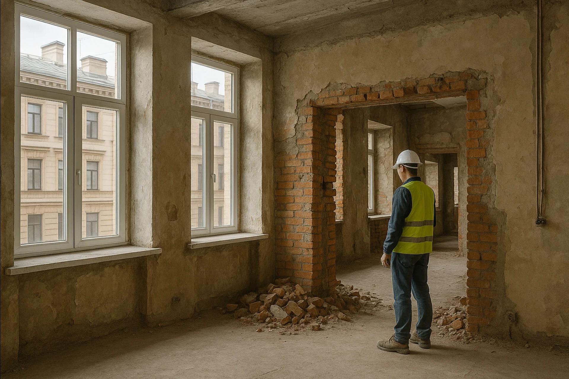 Зачем получать разрешение на ремонт, если можно согласовать перепланировку по факту в Санкт-Петербурге