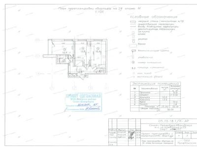 📌 Перепланировка с объединением кухни и комнаты: Цимбалина 25, строение 1