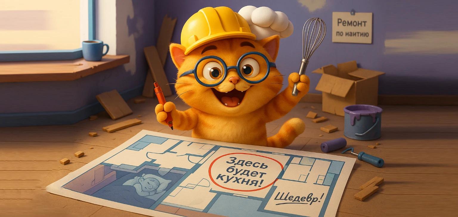 Согласование переноса кухни в СПб — правила, сроки, стоимость