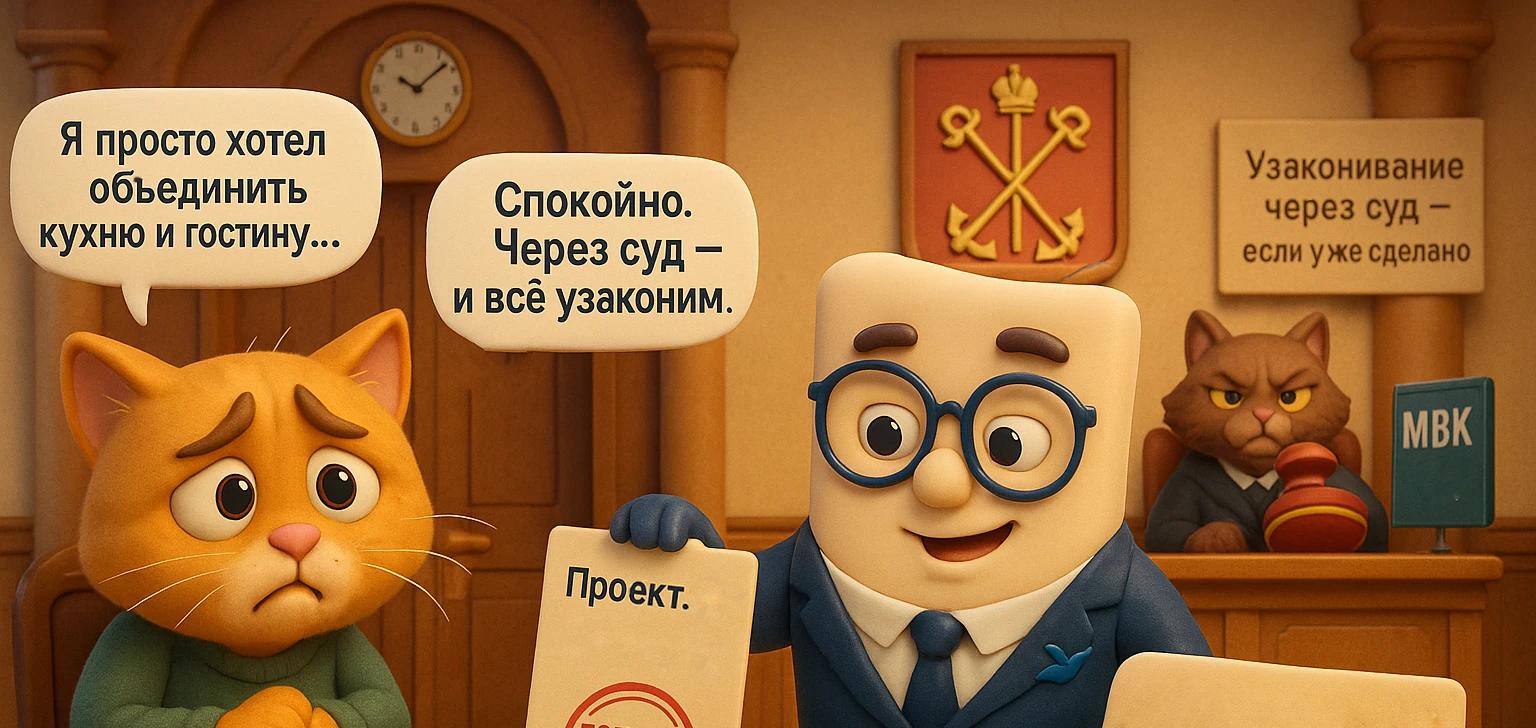 Узаконивание перепланировки квартиры через суд в Санкт-Петербурге: когда без этого не обойтись и как проходит процесс.